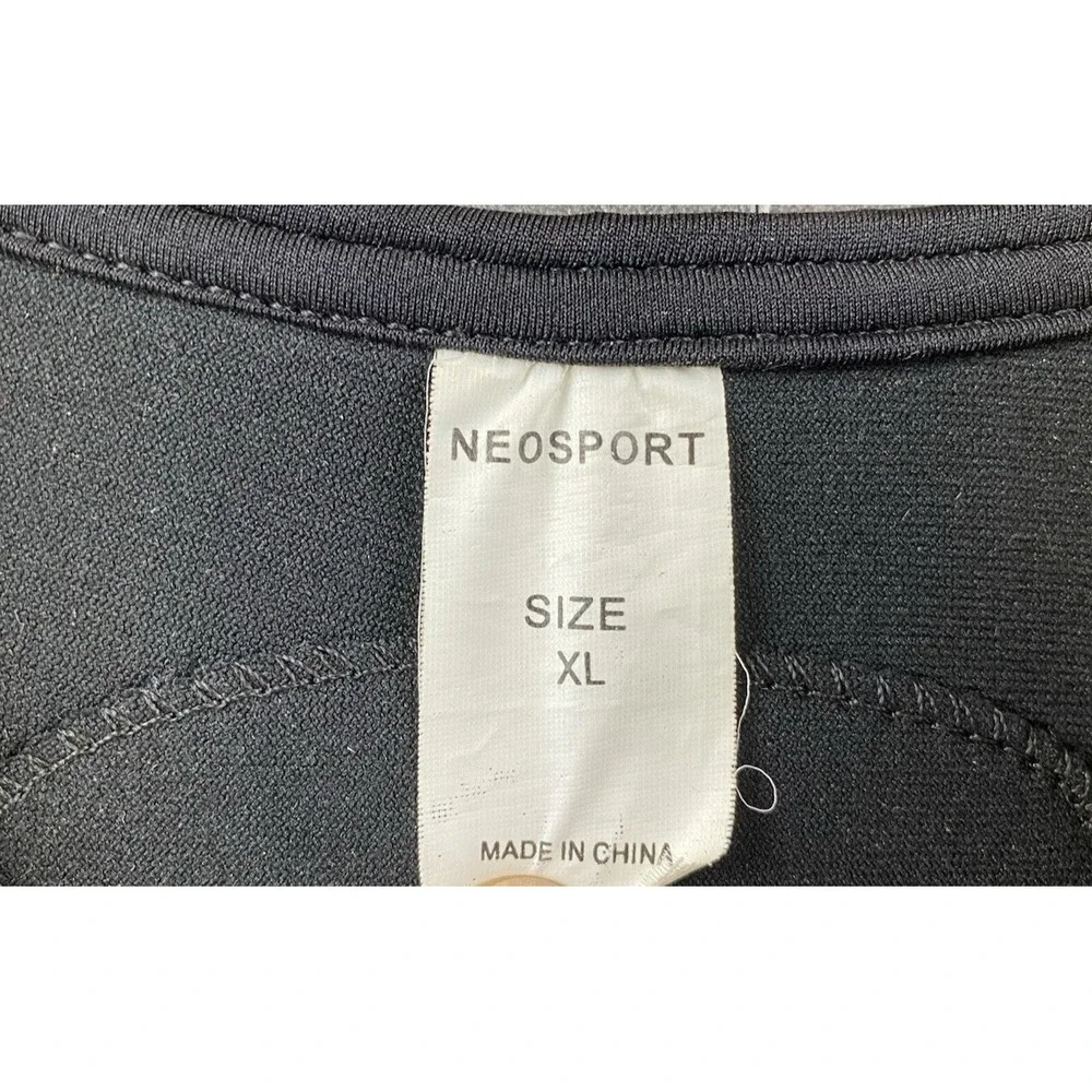 Neo Sport Men's 5mm Black Sleeveless Long Pant Wetsuit Size XL